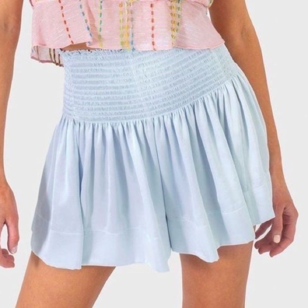 Light Blue Koch Erica Skirt